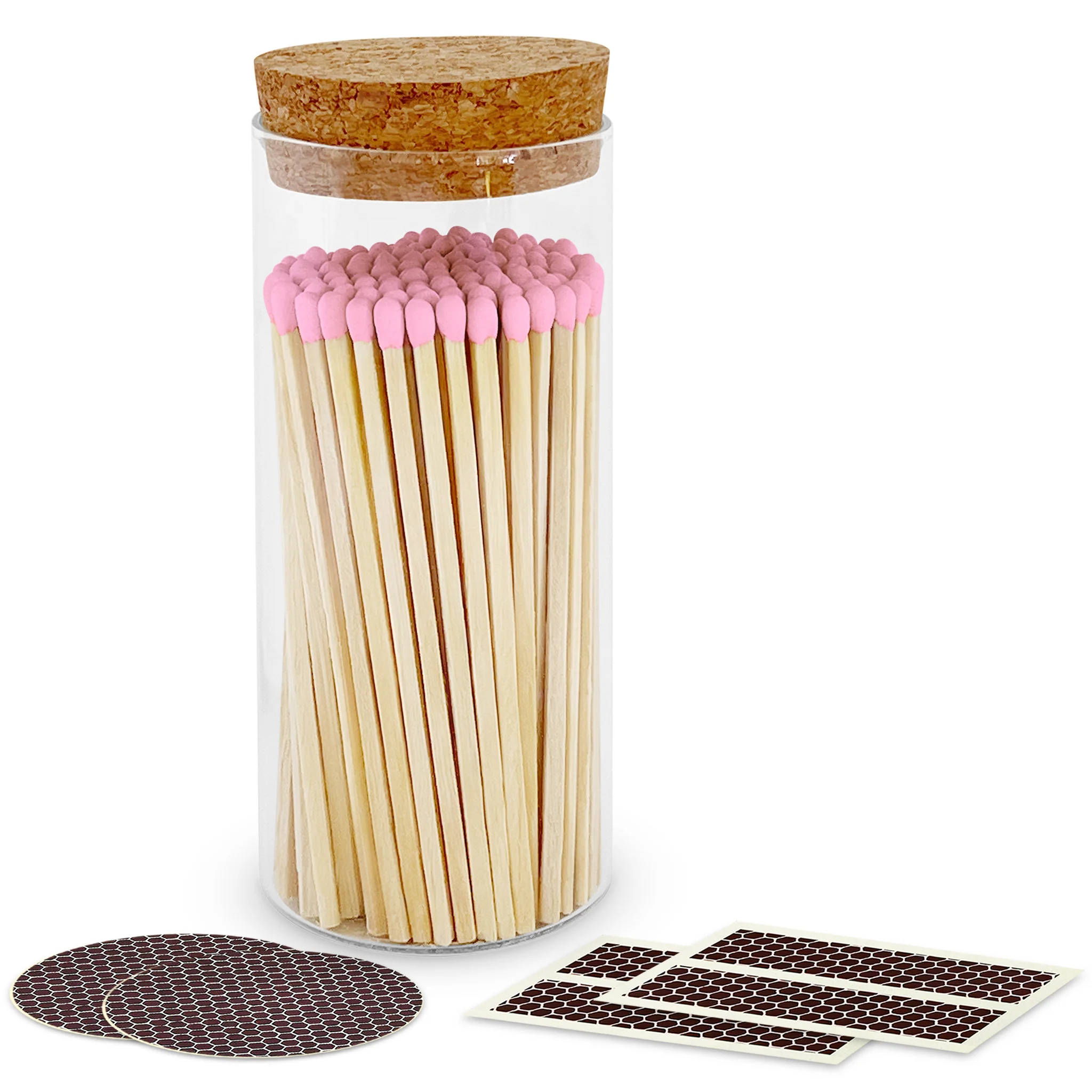 4" Matches in a Large Cork Top Jar - Image 10