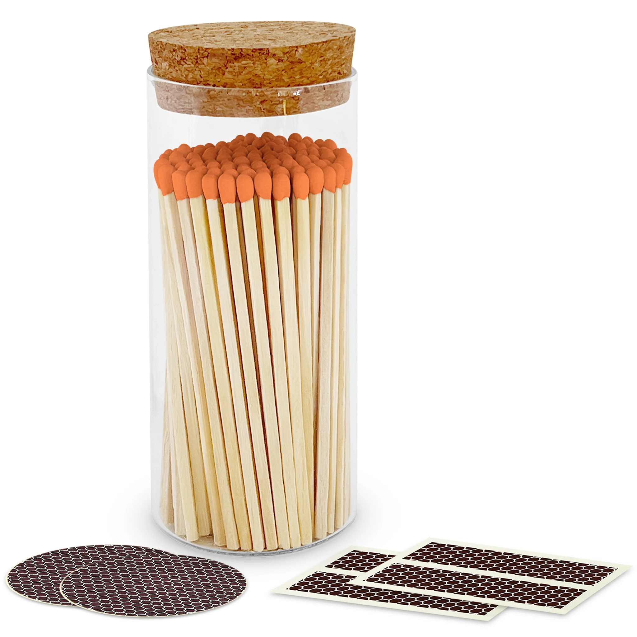 4" Matches in a Large Cork Top Jar - Image 13