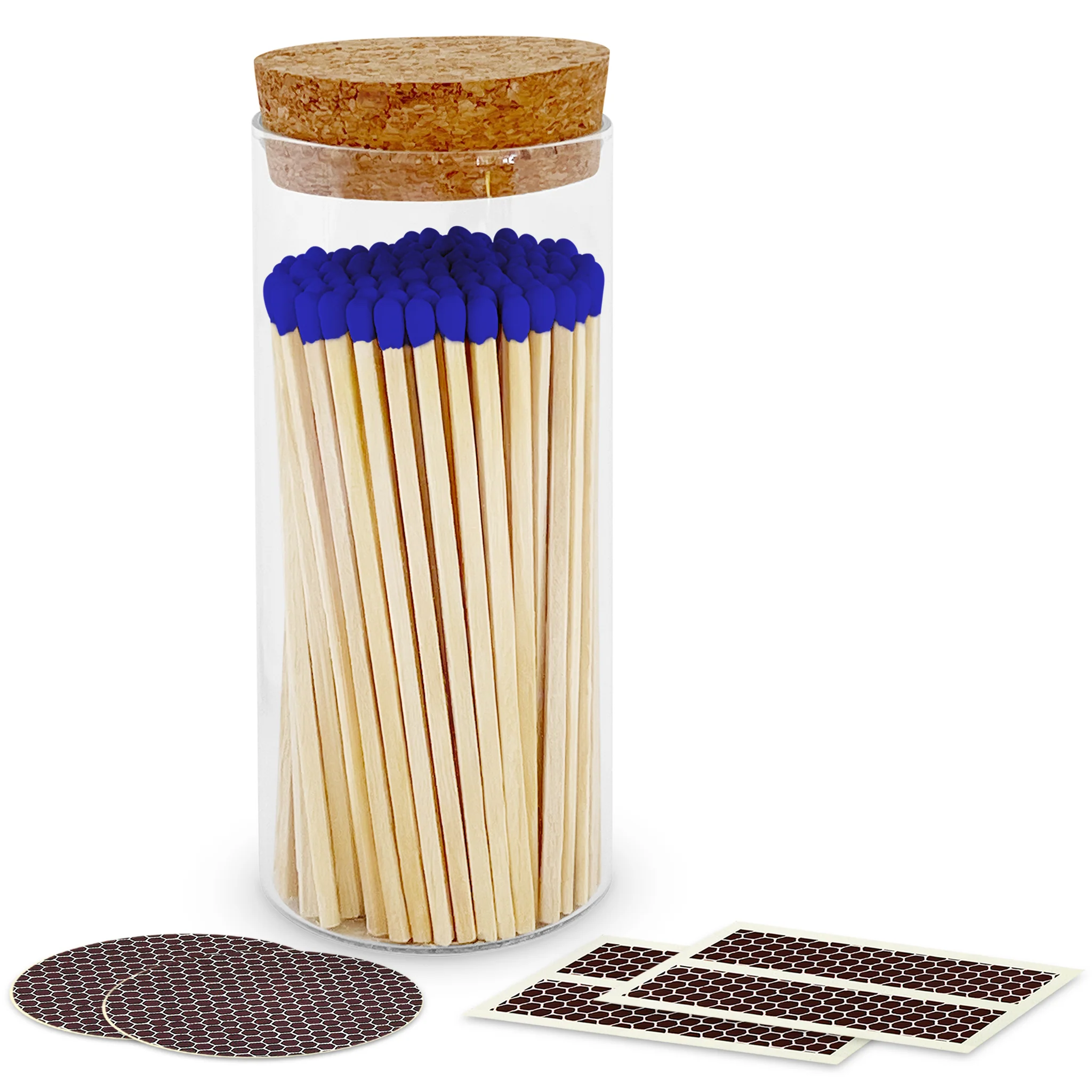 4" Matches in a Large Cork Top Jar - Image 18