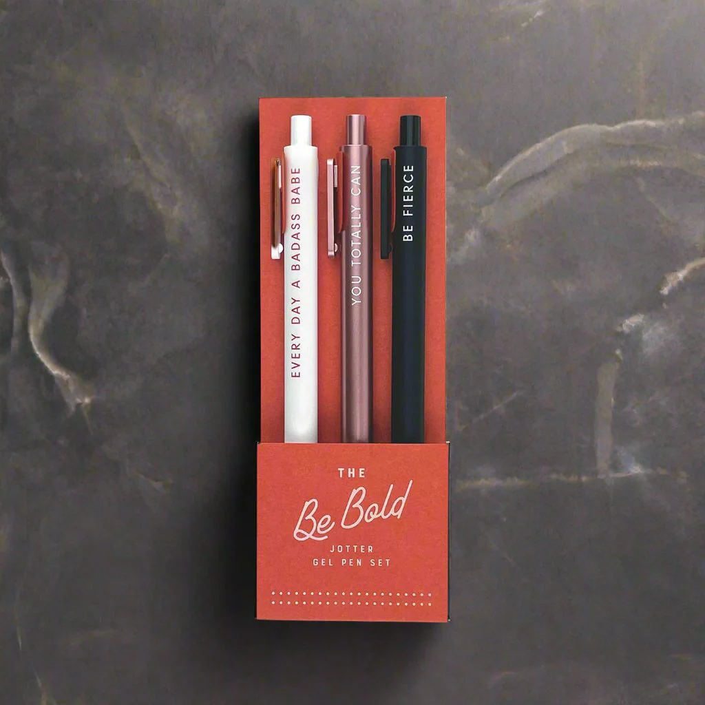 Be Bold Jotter Gel Pen: Set of 3