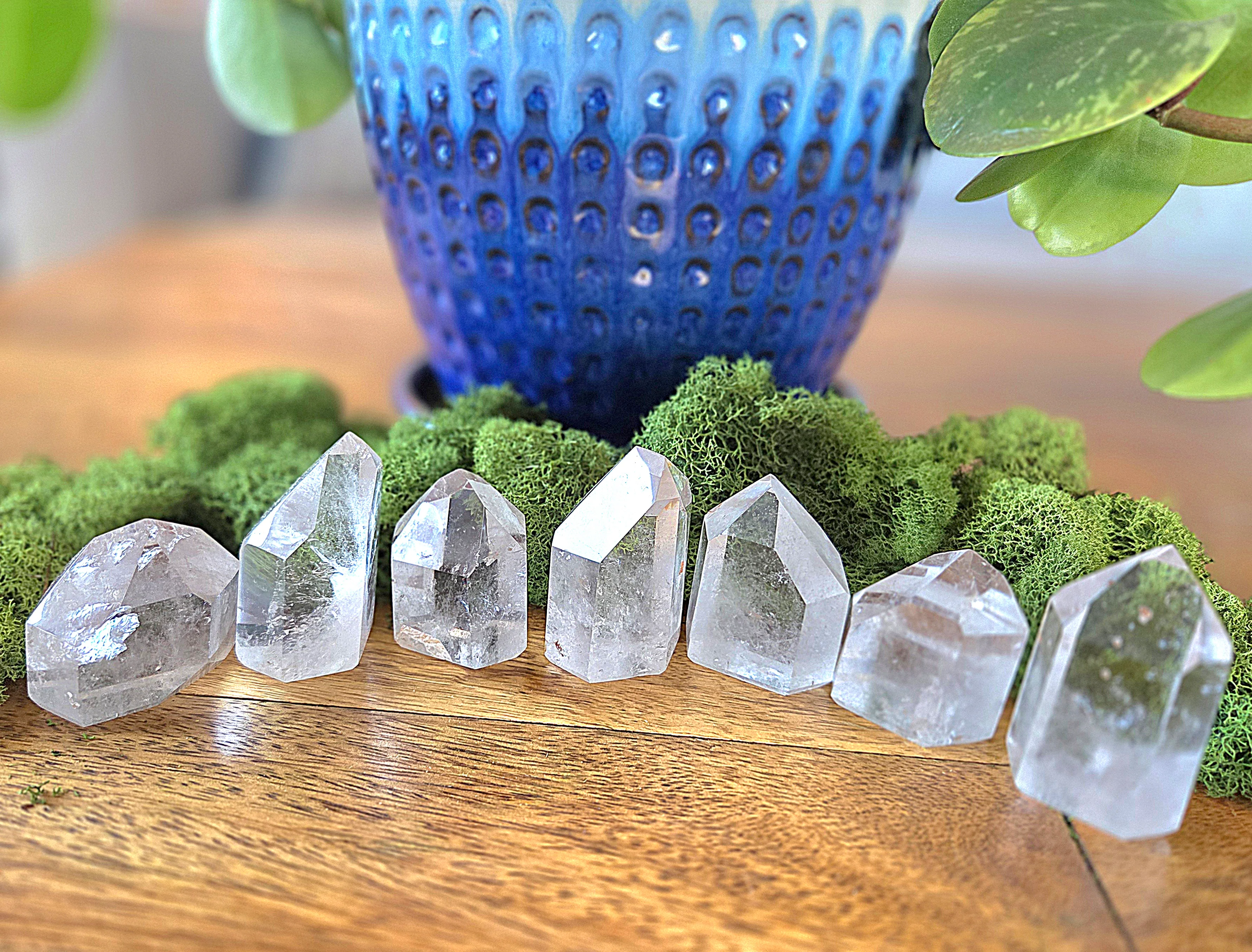 Clear Quartz Towers (Grade A to Exquisite) - Size D
