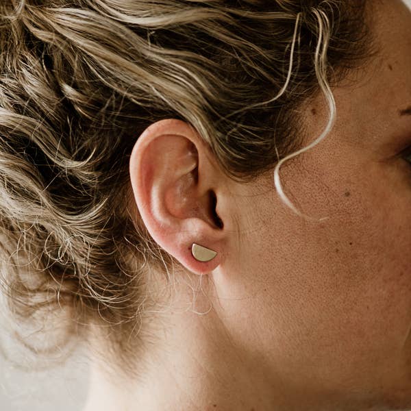 Crescent Mini Studs
