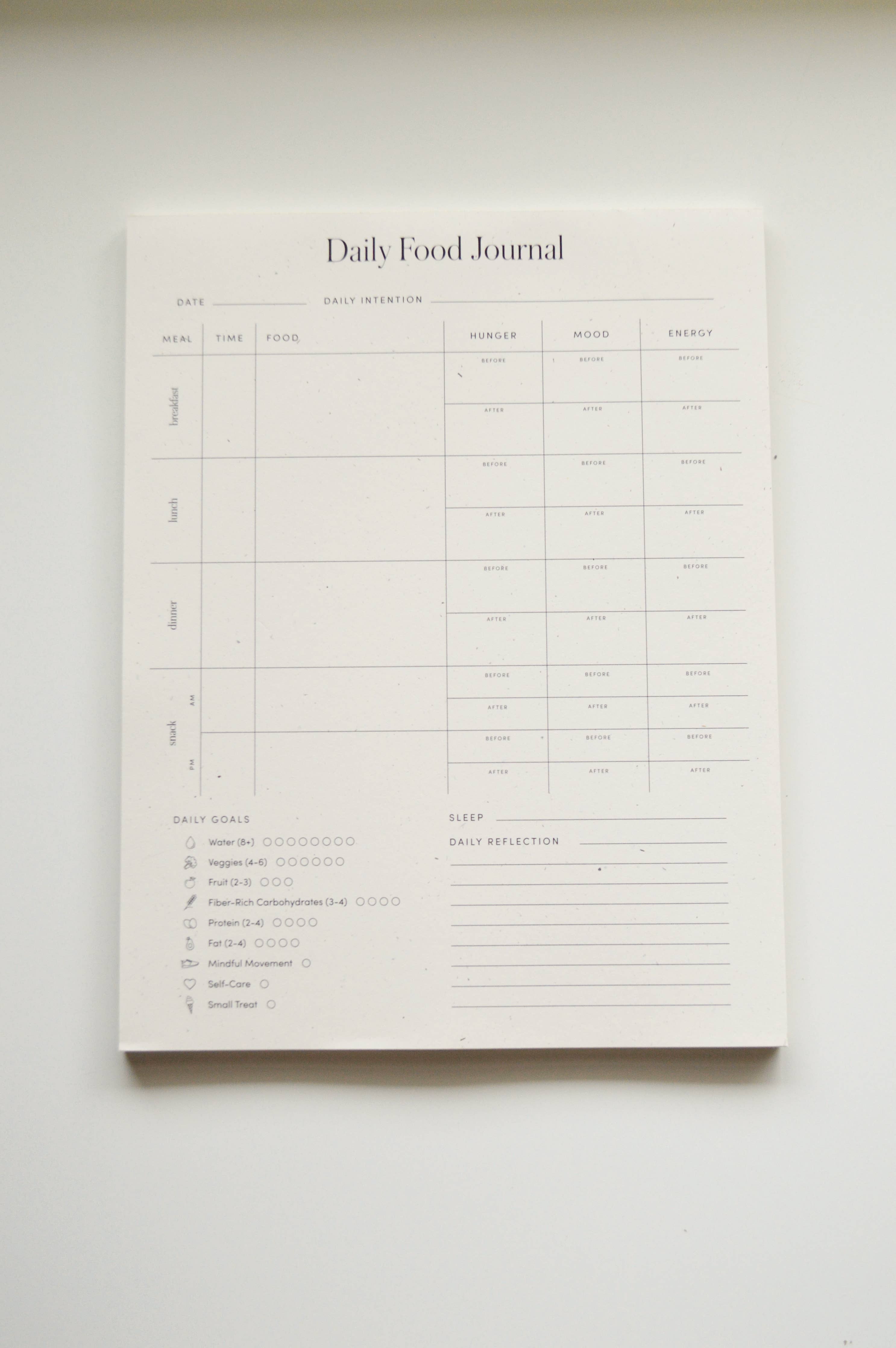 Daily Food Journal Notepad | Holistic Health Tracker - Image 3