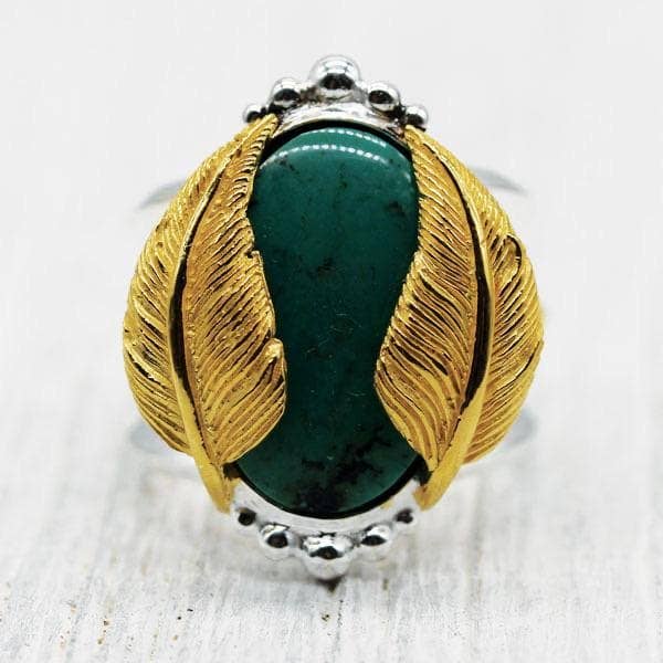 Kinship Ring - Turquoise Oval - Image 4