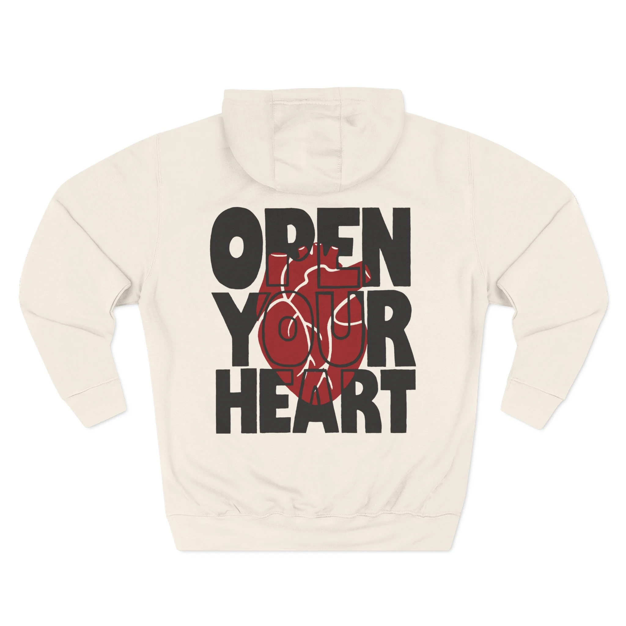 Open Your Heart Fleece Hoodie - Image 4
