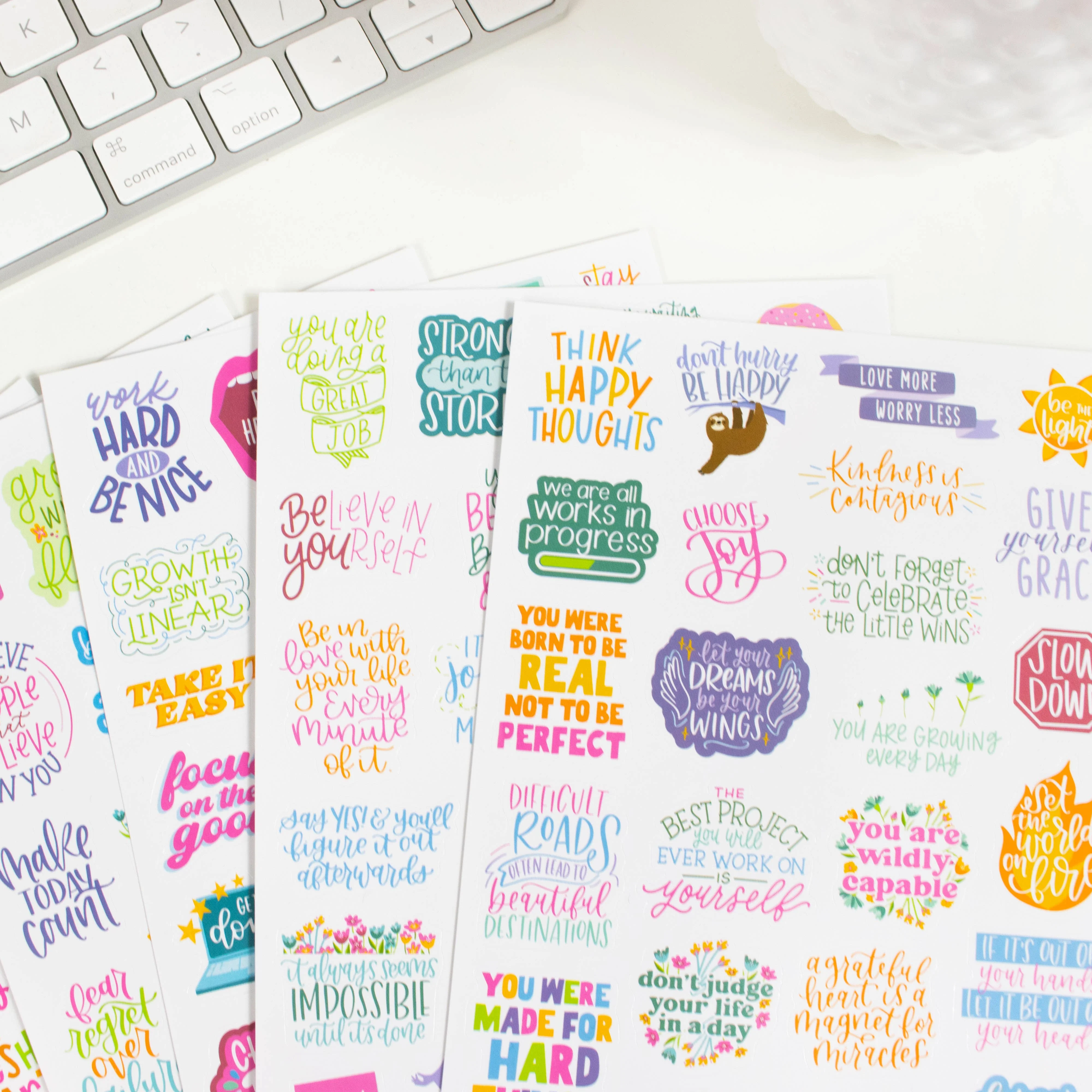Planner Sticker Pack, Inspirational Quotes - Image 12