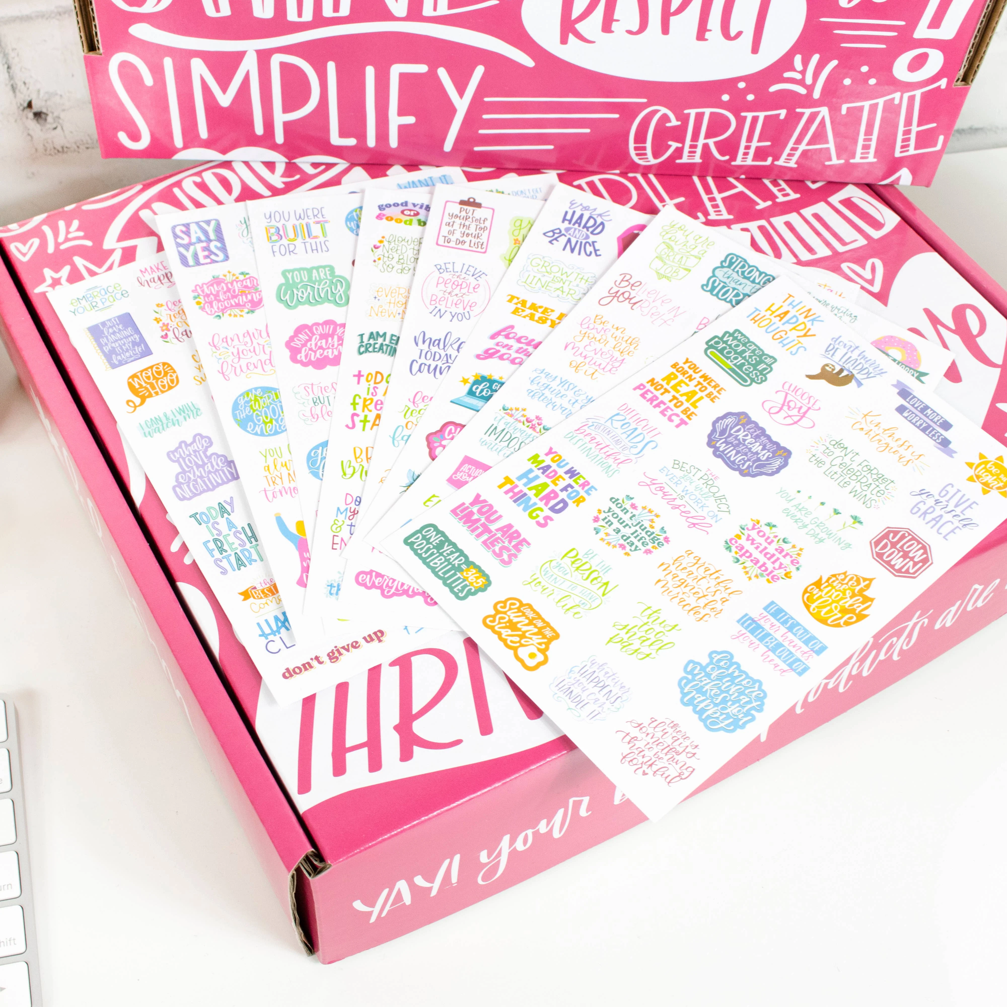 Planner Sticker Pack, Inspirational Quotes - Image 13