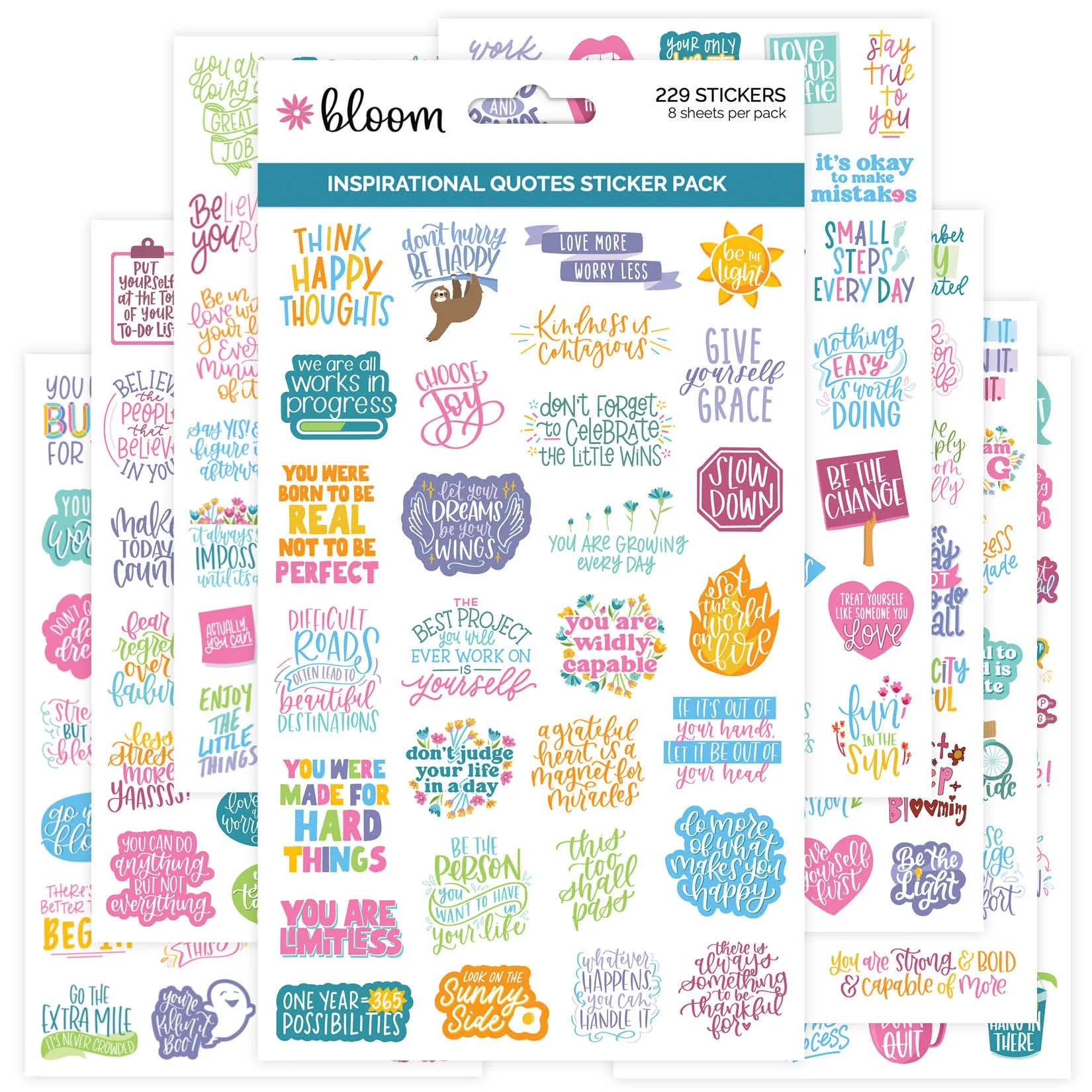 Planner Sticker Pack, Inspirational Quotes - Image 4