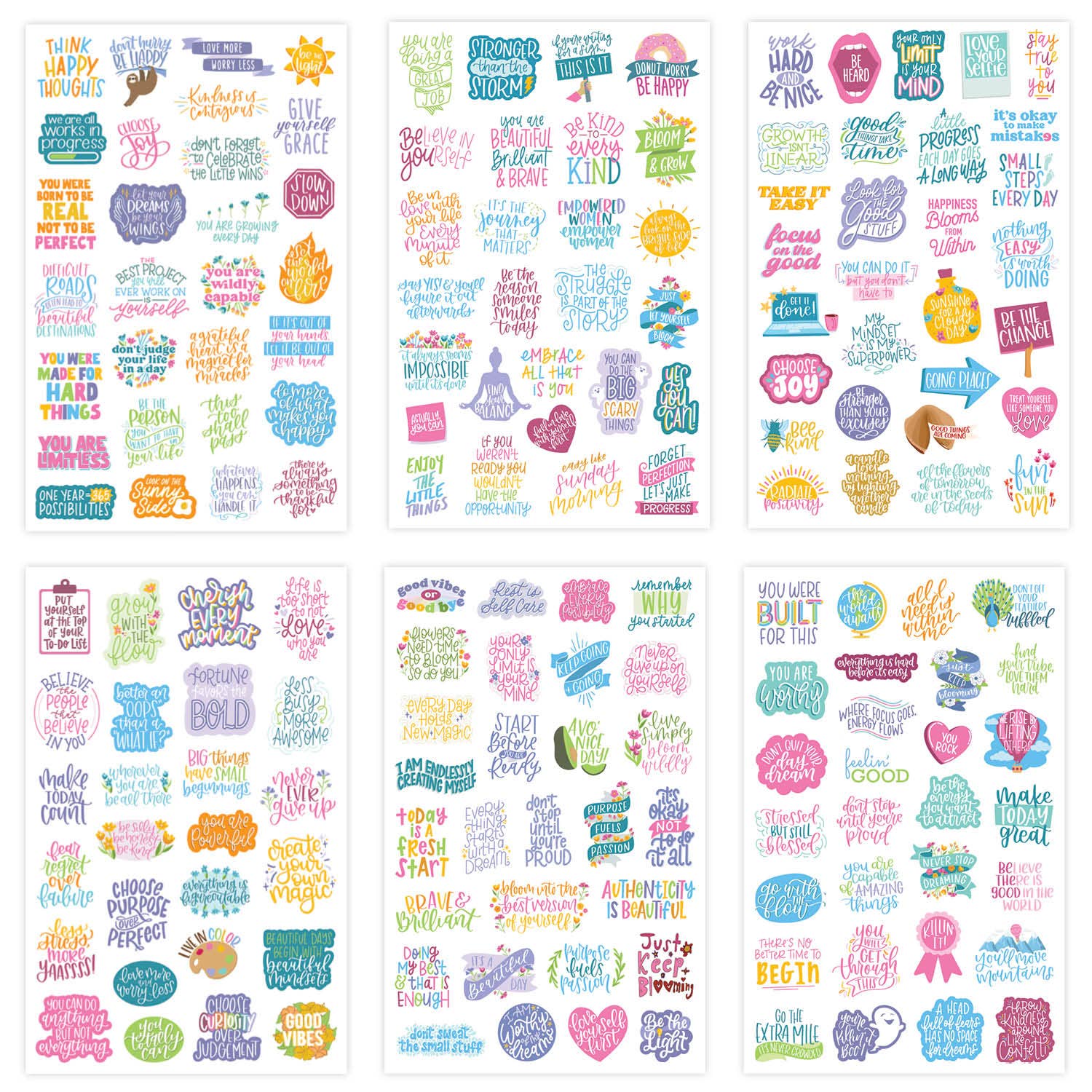 Planner Sticker Pack, Inspirational Quotes - Image 5