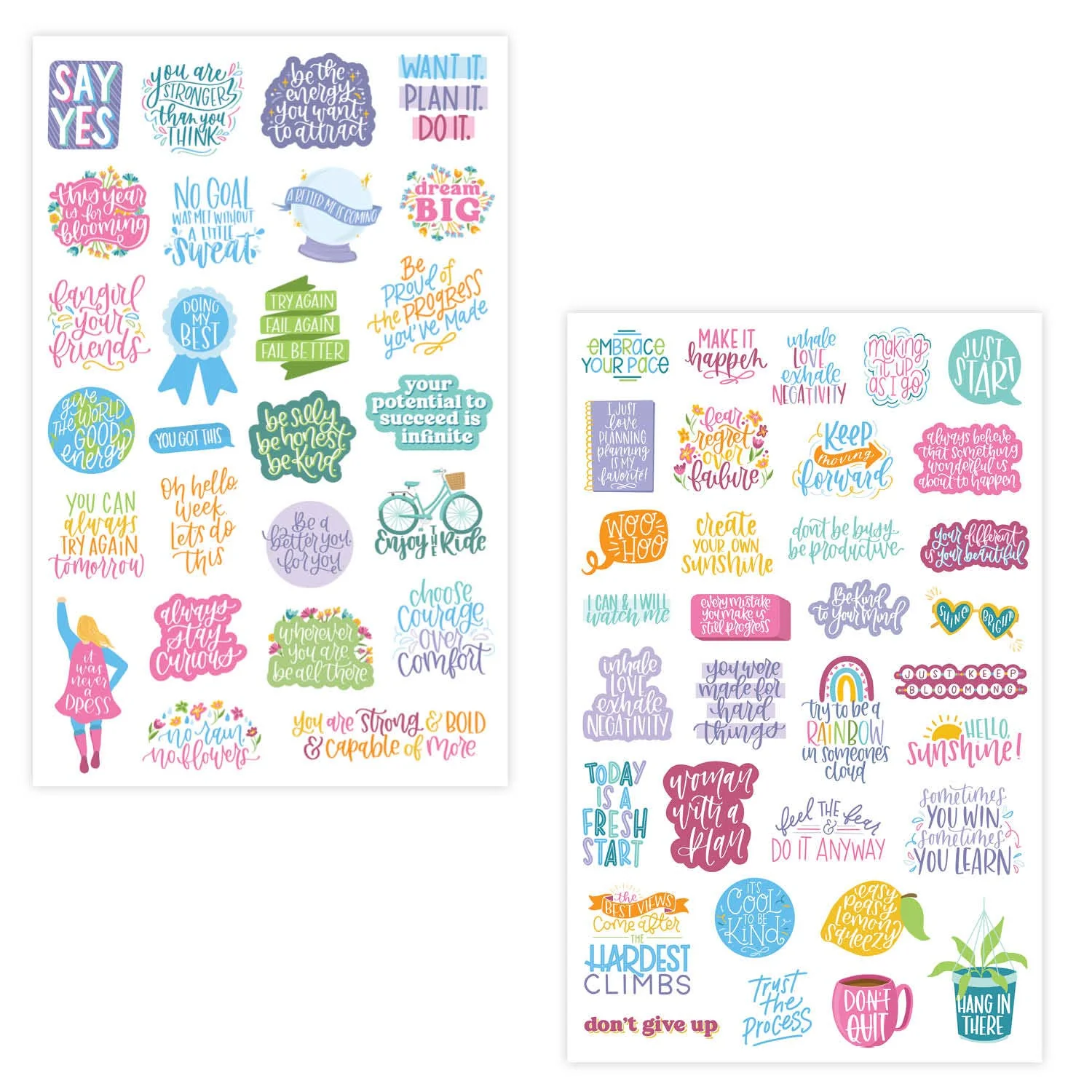 Planner Sticker Pack, Inspirational Quotes - Image 6