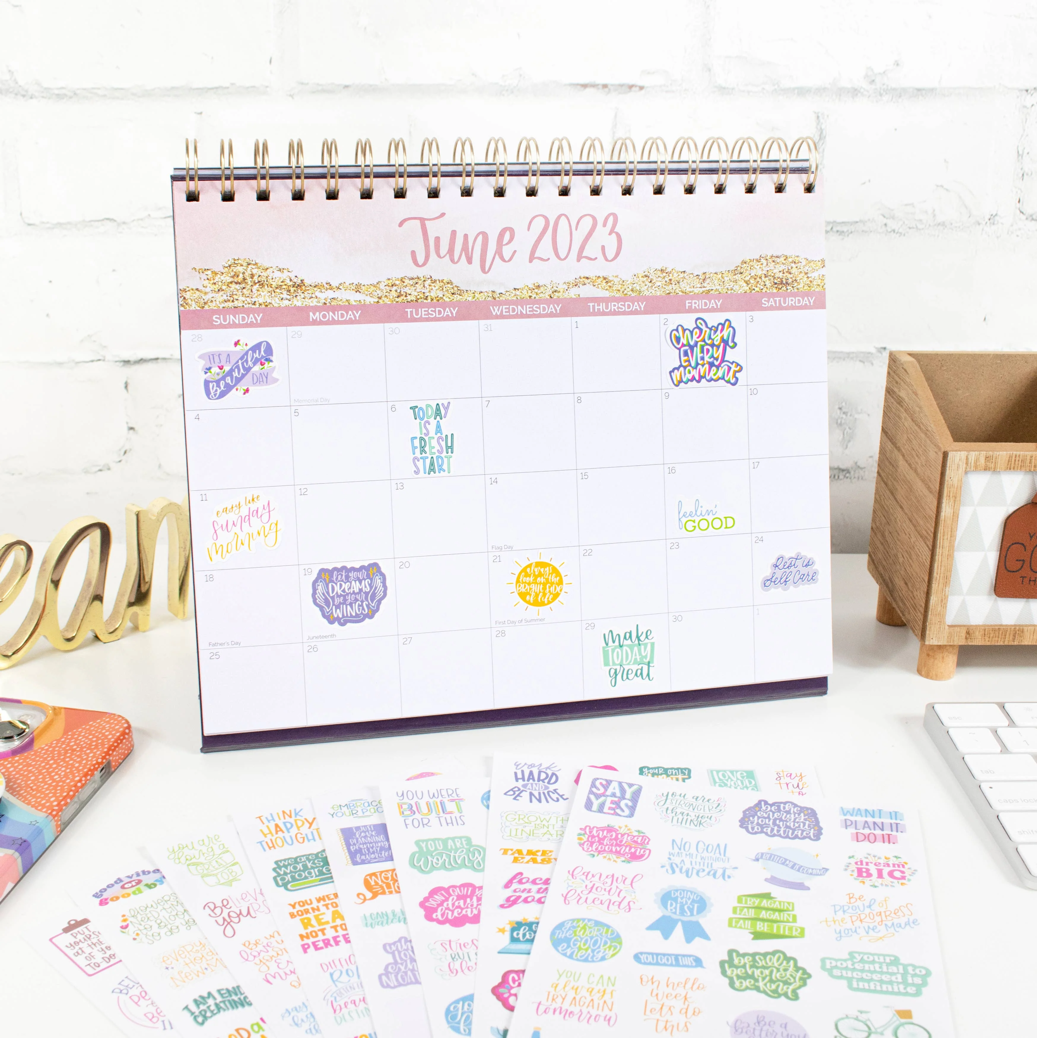 Planner Sticker Pack, Inspirational Quotes - Image 9