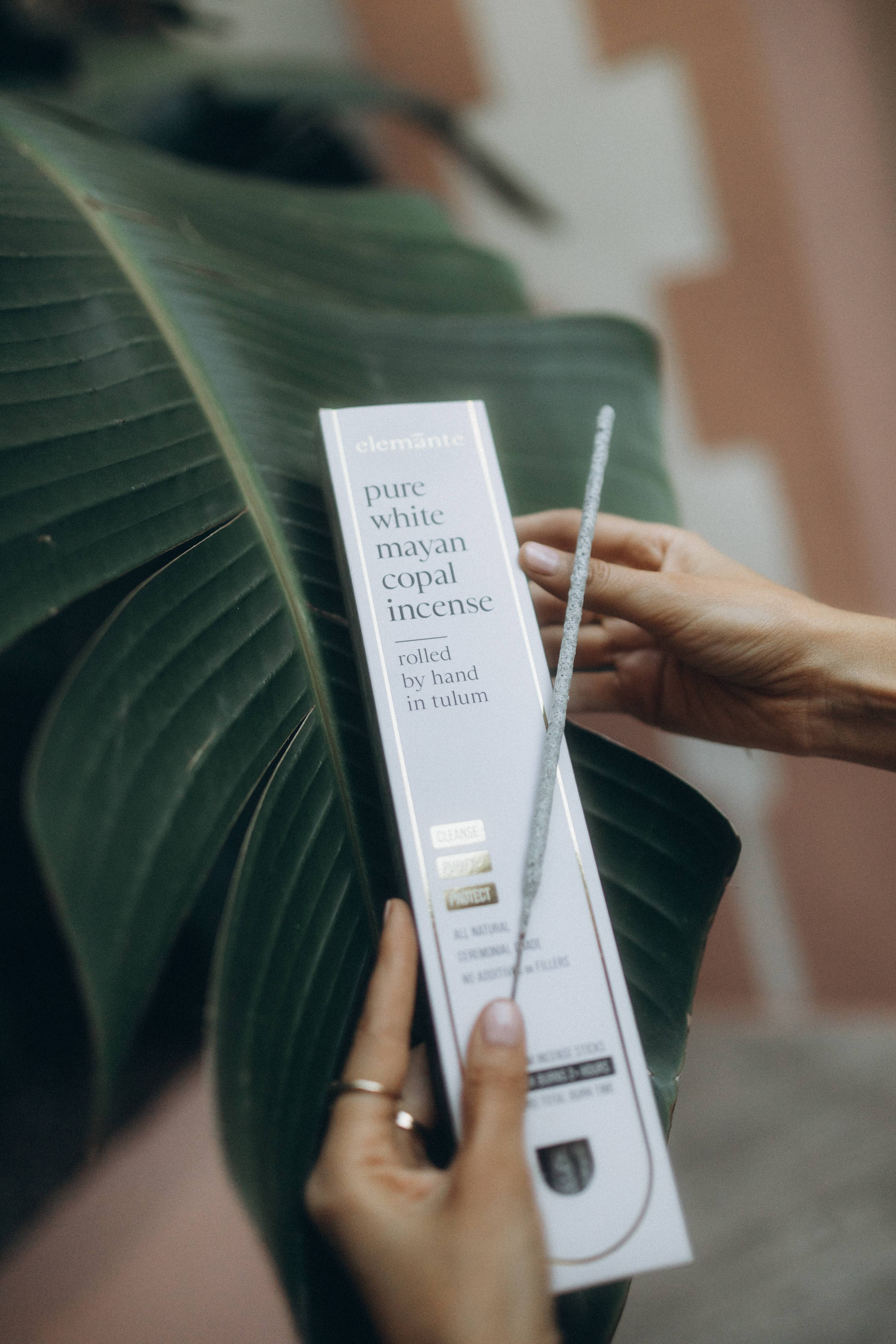 Pure White Copal Incense | Hand-Rolled in Tulum – 20h+ Burn - Image 4