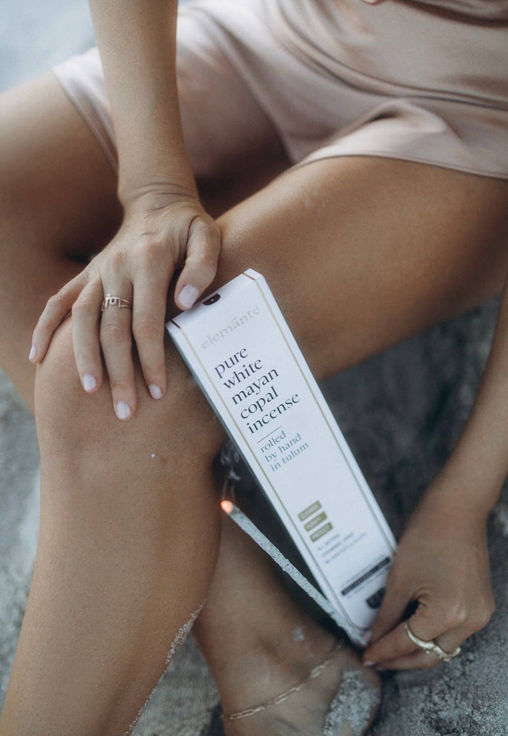 Pure White Copal Incense | Hand-Rolled in Tulum – 20h+ Burn - Image 7