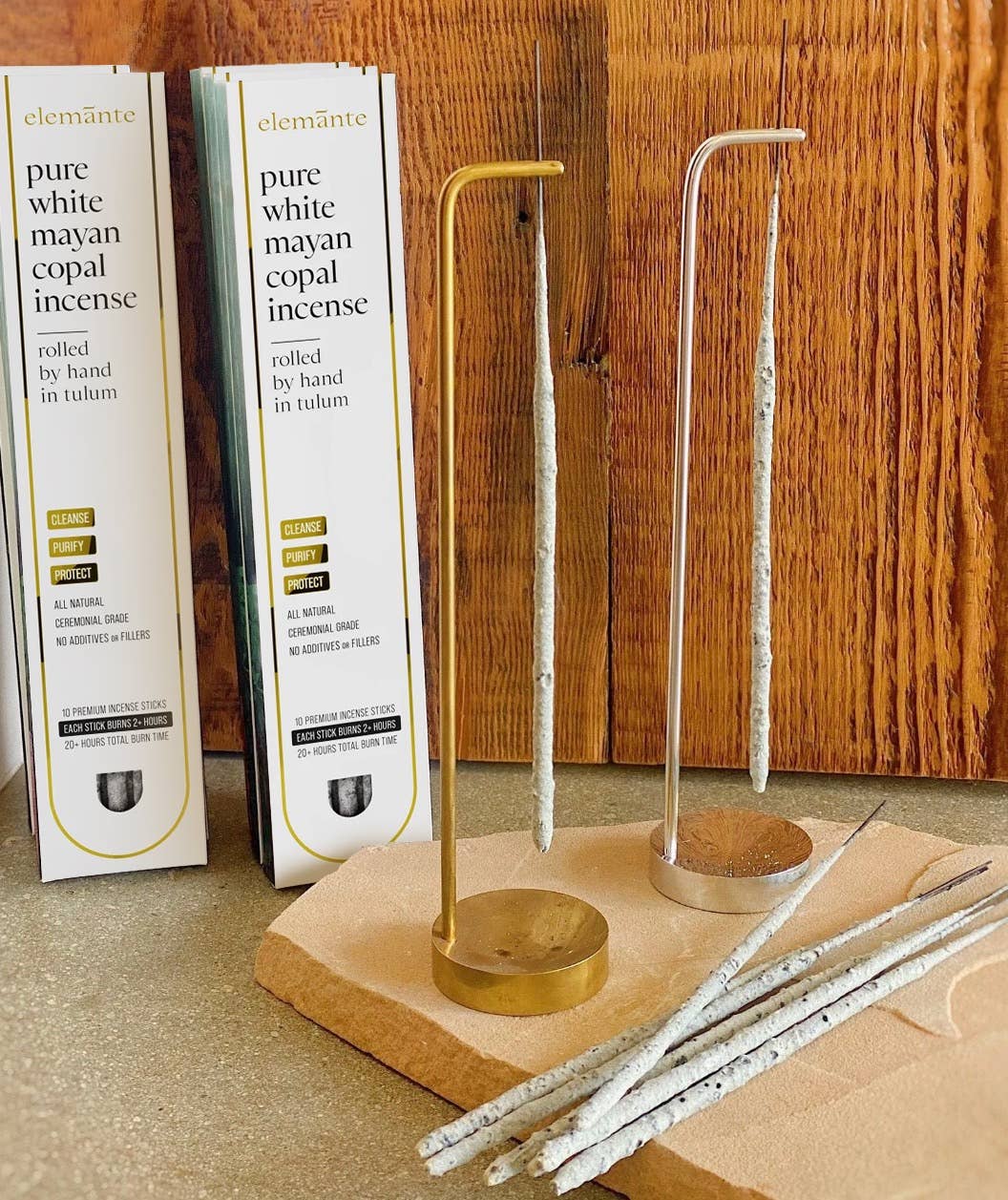 White Copal Incense Sticks (Rolled in Tulum) 20h+ burn time - Image 3